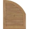 Ekena Millwork Quarter Round Top Left Western Red Cedar Gable Vent w/Decorative Face Frame, 08"W x 20"H GVWQL08X2002SDUWR - alternate 4